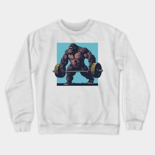 gorilla at gym Crewneck Sweatshirt